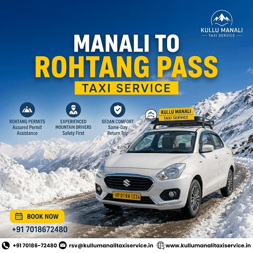 Manali To Rohtang Pass Taxi