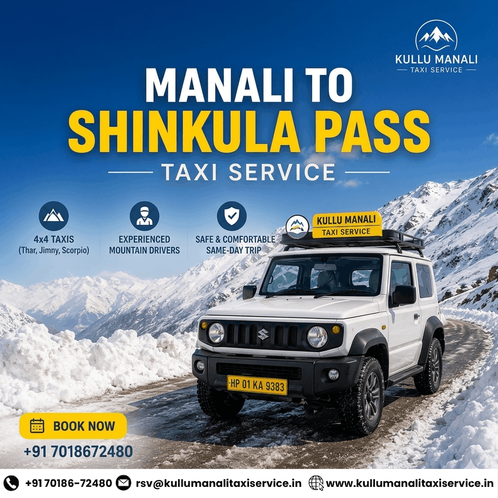 Manali To Shinkula Pass Taxi